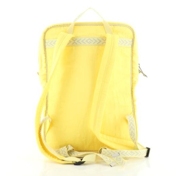 Host Pick 🍾🎁🎉NWTGucci 80's Style Patch Nylon Backpack in Yellow w/ Dust Bag! - Picture 3 of 7